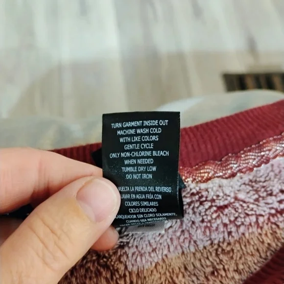 Disney Maroon and Cream Mickey Mouse Pajama Set - Picture 5 of 16